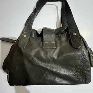 Elegant Black Leather Handbag